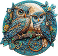 Wooden Puzzles for Adults Embossed Owl Jigsaw Puzzle - Wall Art Home