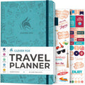 Clever Fox Travel Journal Vacation & Road Trip Planner - Aquamarine