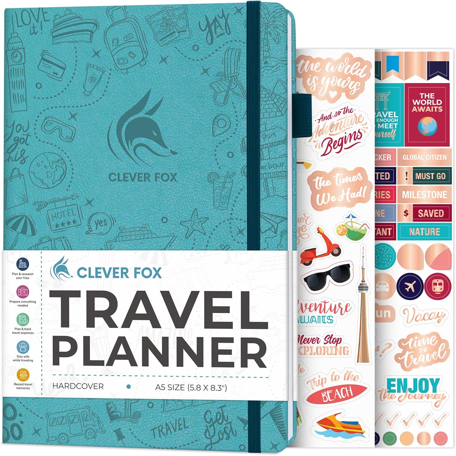Travel Adventure Organizer A5 Notebook