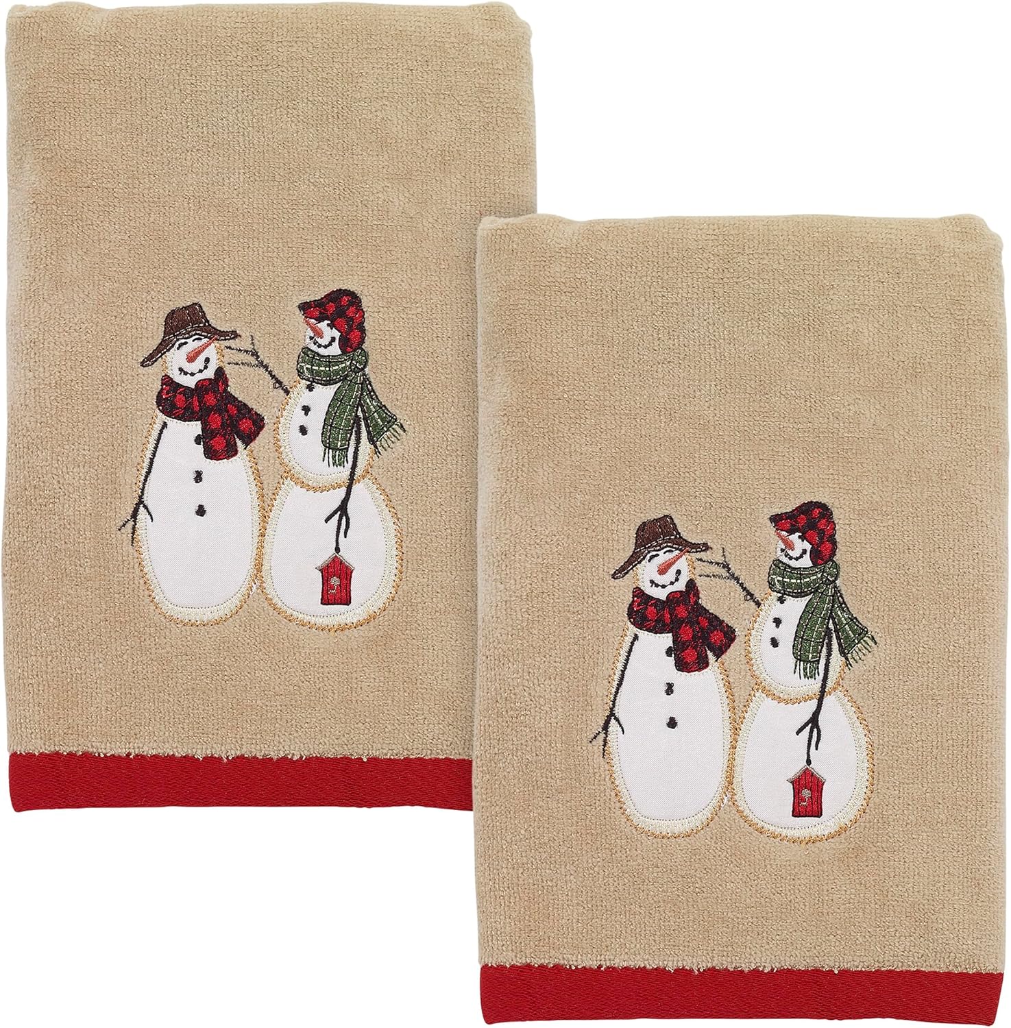 Avanti Linens Hand Towels Set of 2 for Festive Decor