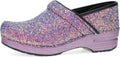 Dansko Professional Glitter Clogs for Women - Rocker Sole Comfort