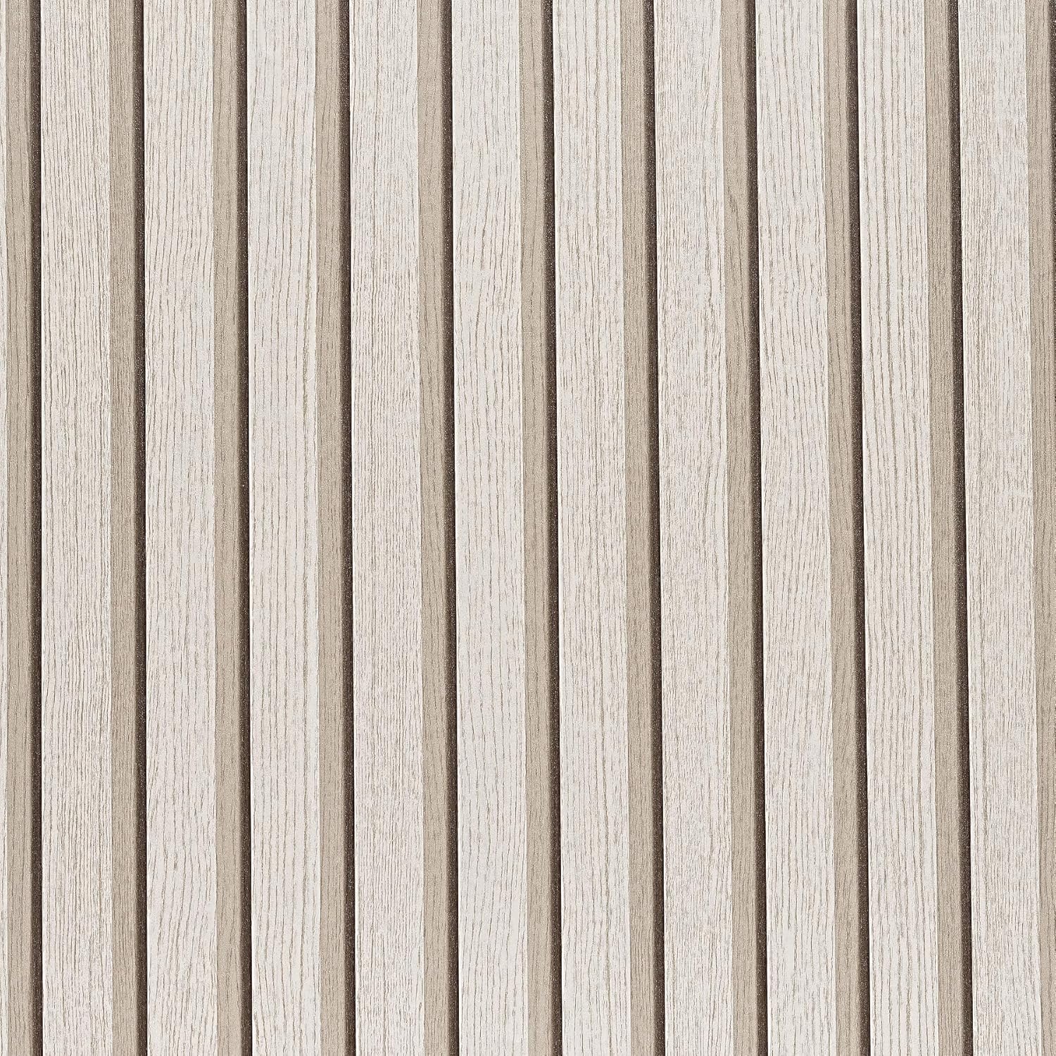 Peel and Stick Wallpaper - Wood Slat Design for Easy Decor