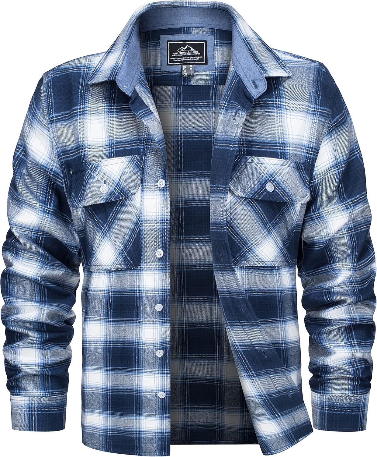 MAGCOMSEN Men's Flannel Shirts for Casual Fashion and Comfort