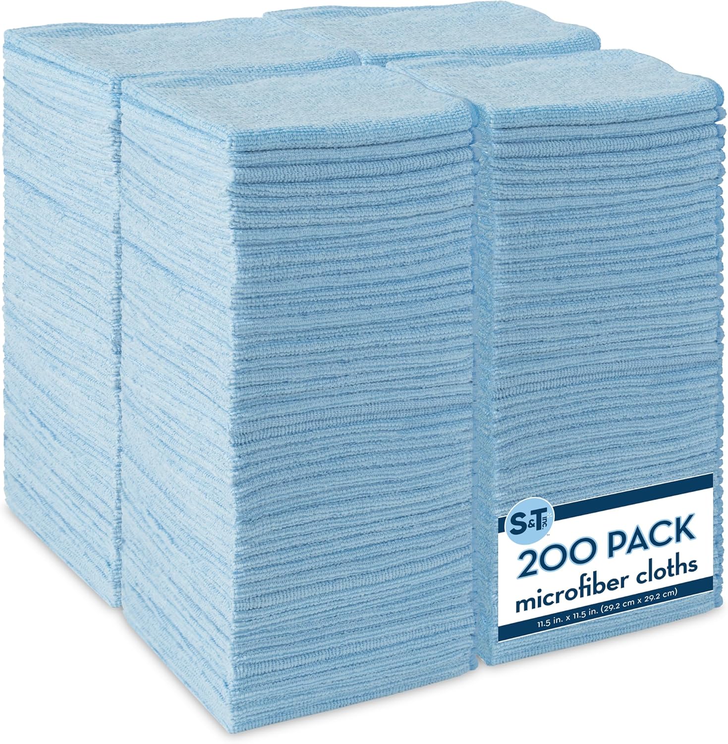 200 Pack Microfiber Cleaning Cloths for Home and Car Use