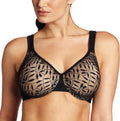 Olga Women's Sheer Leaves Minimizer Bra - Comfortable, Supportive Fit