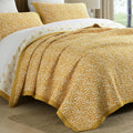 SahSahCasa Quilt Set King Size - Lightweight 100% Cotton Comfort