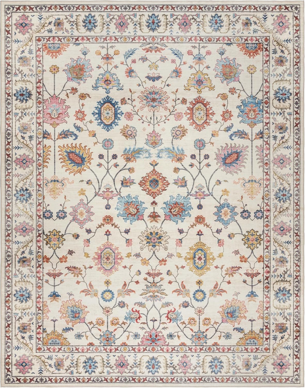 Gertmenian Indoor Boho Area Rug - 9x13 Extra Large for Home
