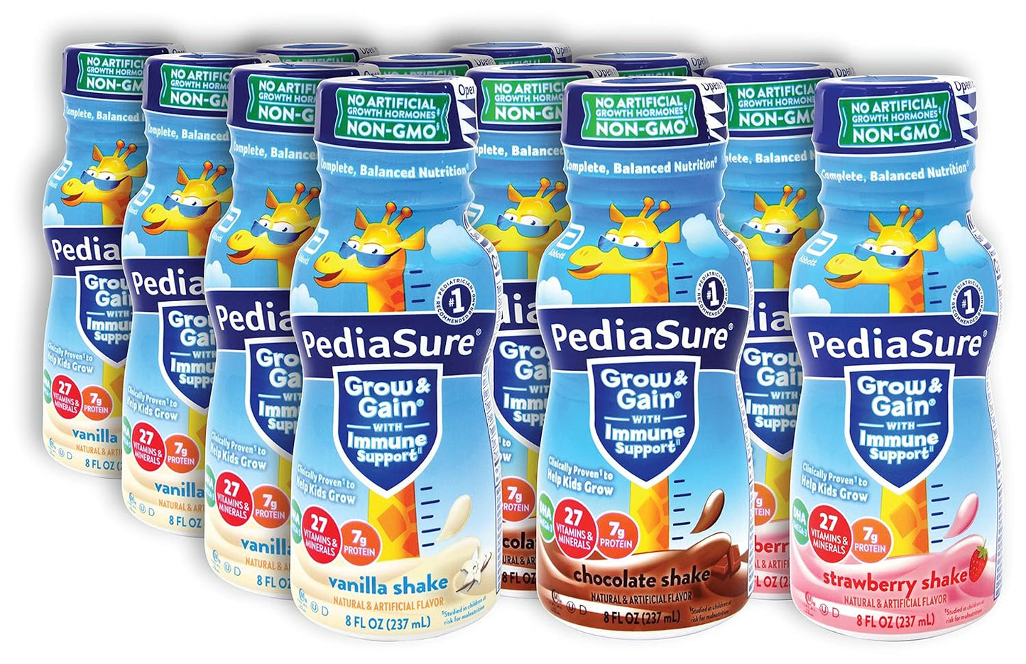PediaSure Immune Support Shake Variety Pack for Kids Nutrition