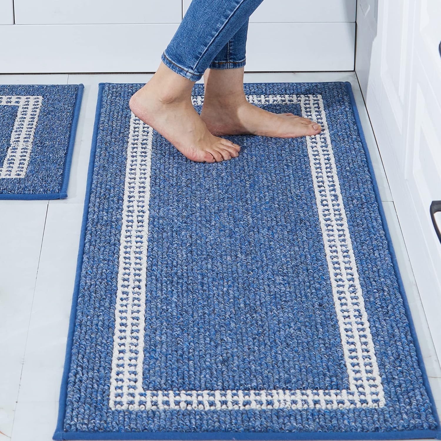 COSY HOMEER Kitchen Rugs Non-Slip Thick Polypropylene Mats