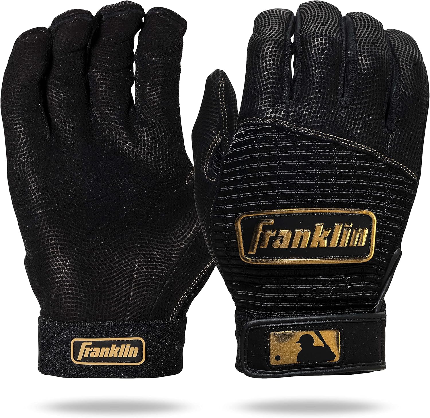 Franklin Sports MLB Baseball Batting Gloves for Optimal Grip