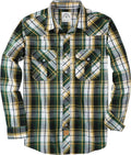 Dubinik Pearl Snap Shirts for Men Long Sleeve Western (Style R7RL)