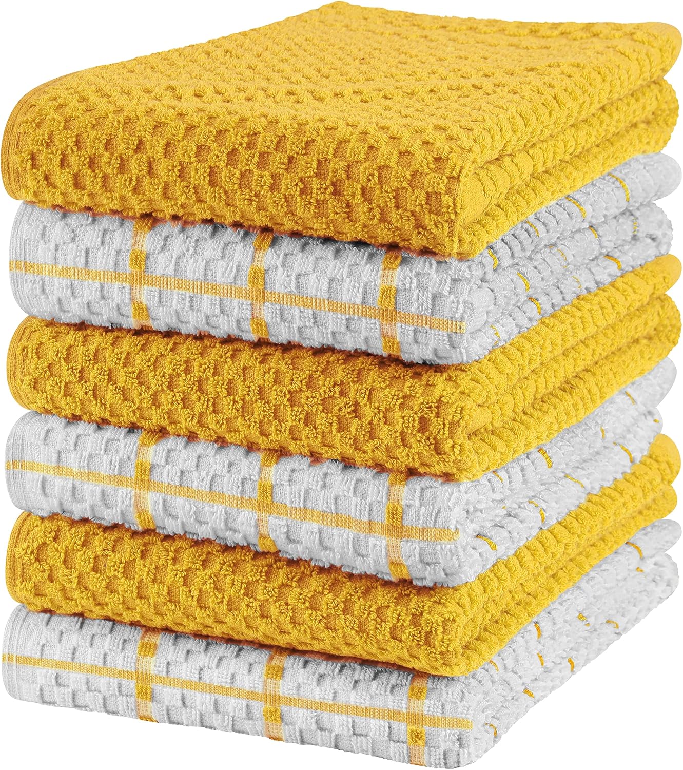 Utopia Towels Kitchen Dish Towels Set of 204, Soft and Absorbent