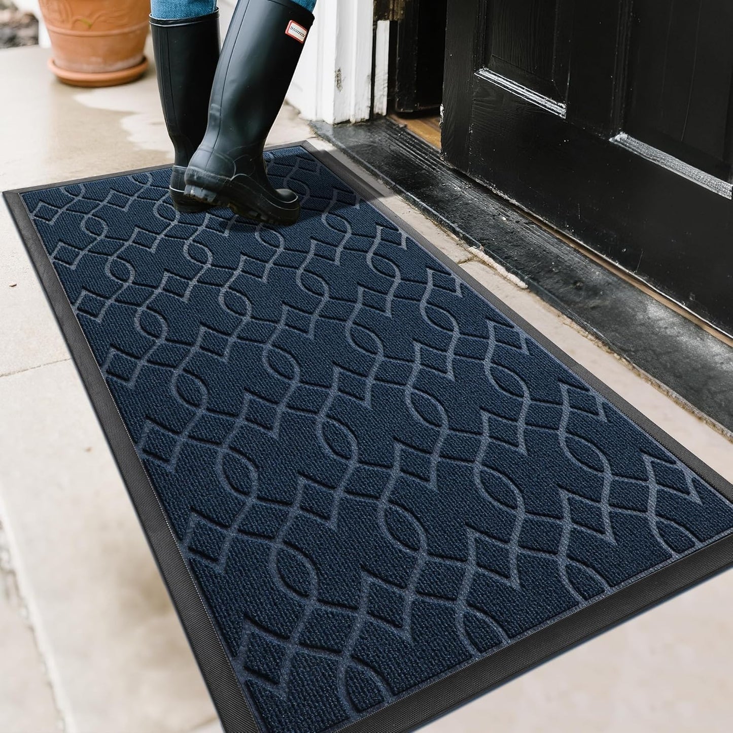 Yimobra Large Door Mat 47x24, Heavy Duty Non-Slip Outdoor Mat