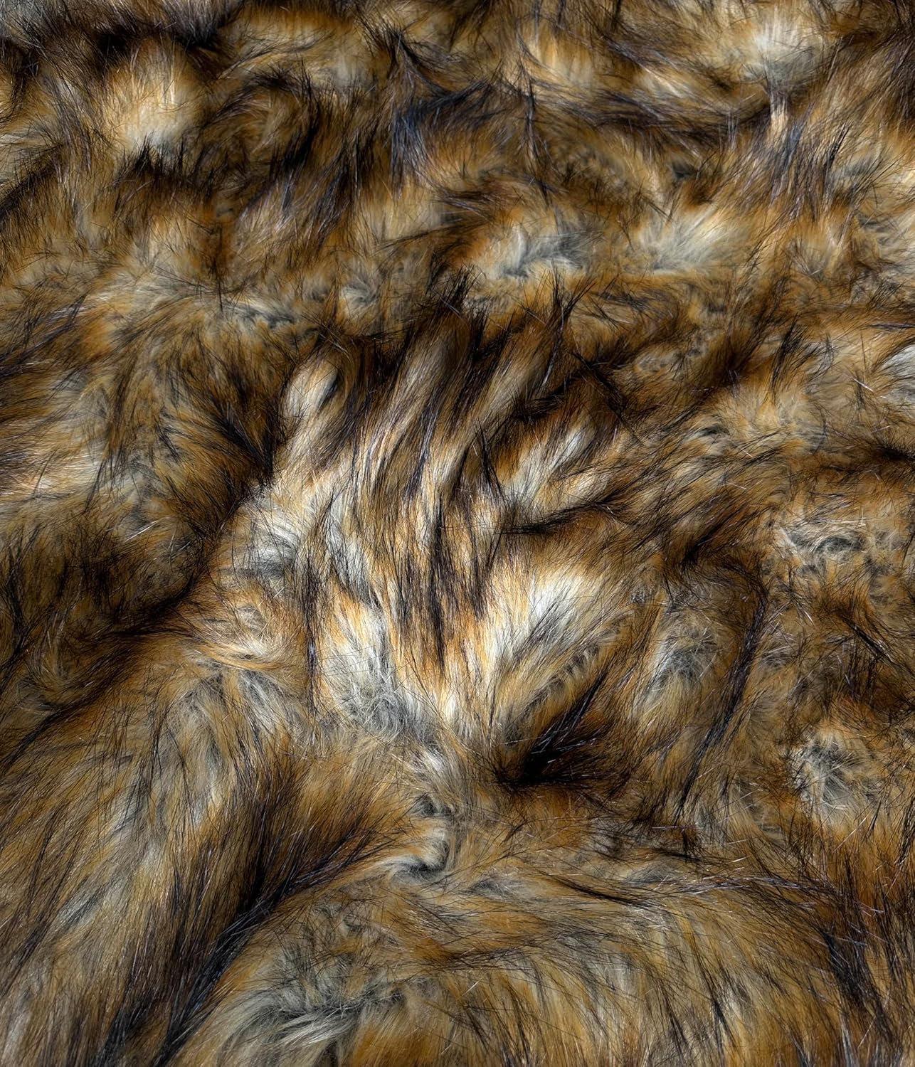 Faux Animal Fur Fabric for Coats and Costumes - 65in Wide