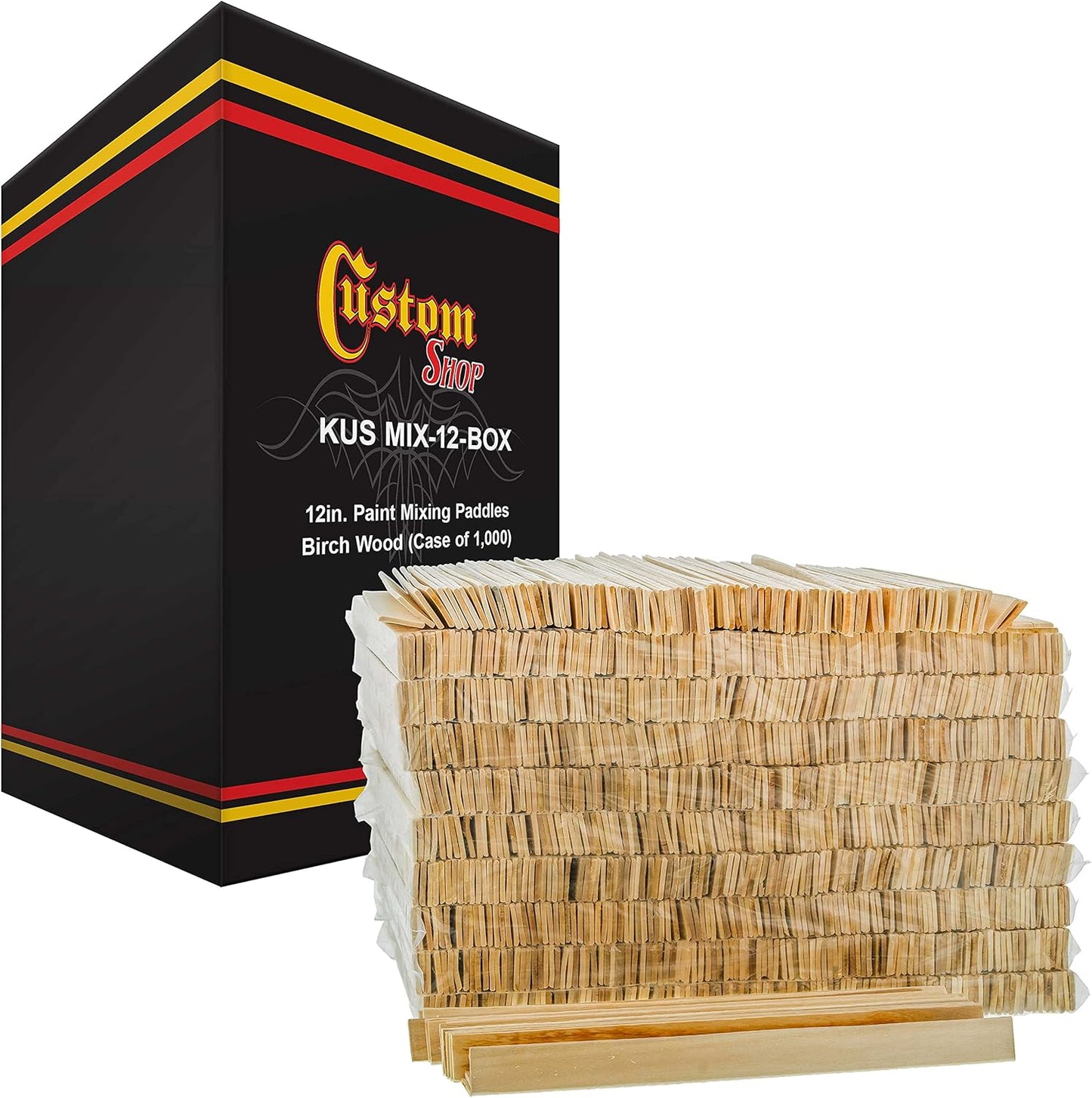 Custom Shop Craft and Paint Sticks - 12 Inch Premium Quality