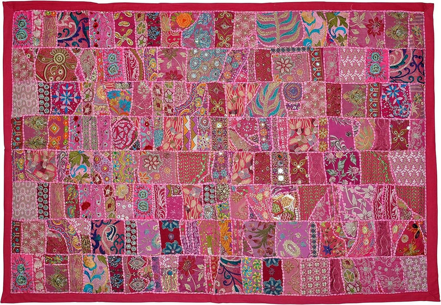 Marusthali Indian Patchwork Wall Hanging Tapestry for Decor