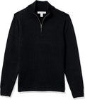 Mens Long-Sleeve Soft Touch Quarter-Zip Sweater - Versatile Layering