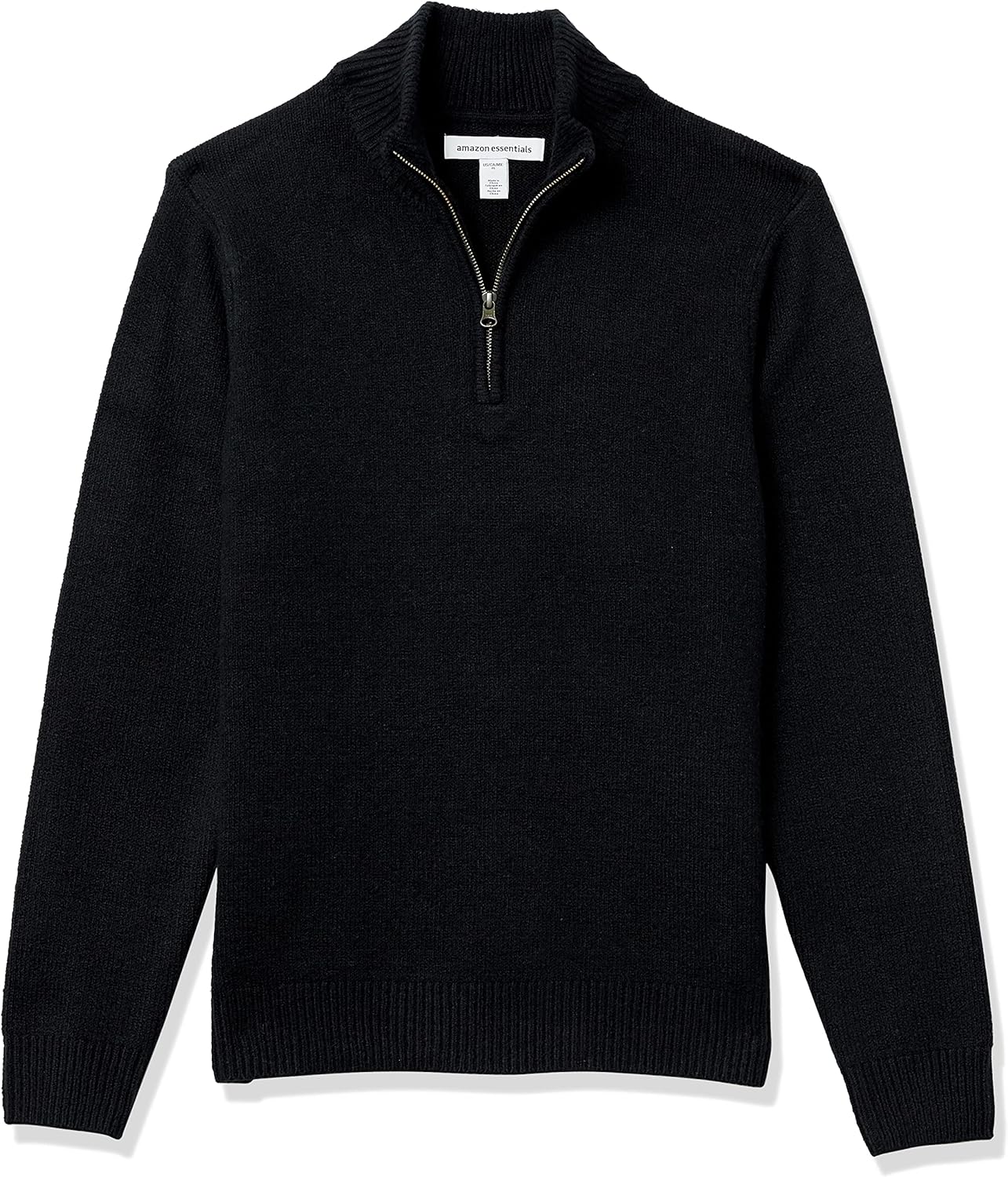 Men's Long-Sleeve Soft Touch Quarter-Zip Sweater for Comfort