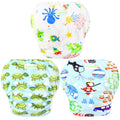 Baby & Toddler Snap One Size Adjustable Reusable Swim Diaper - 3 Pack