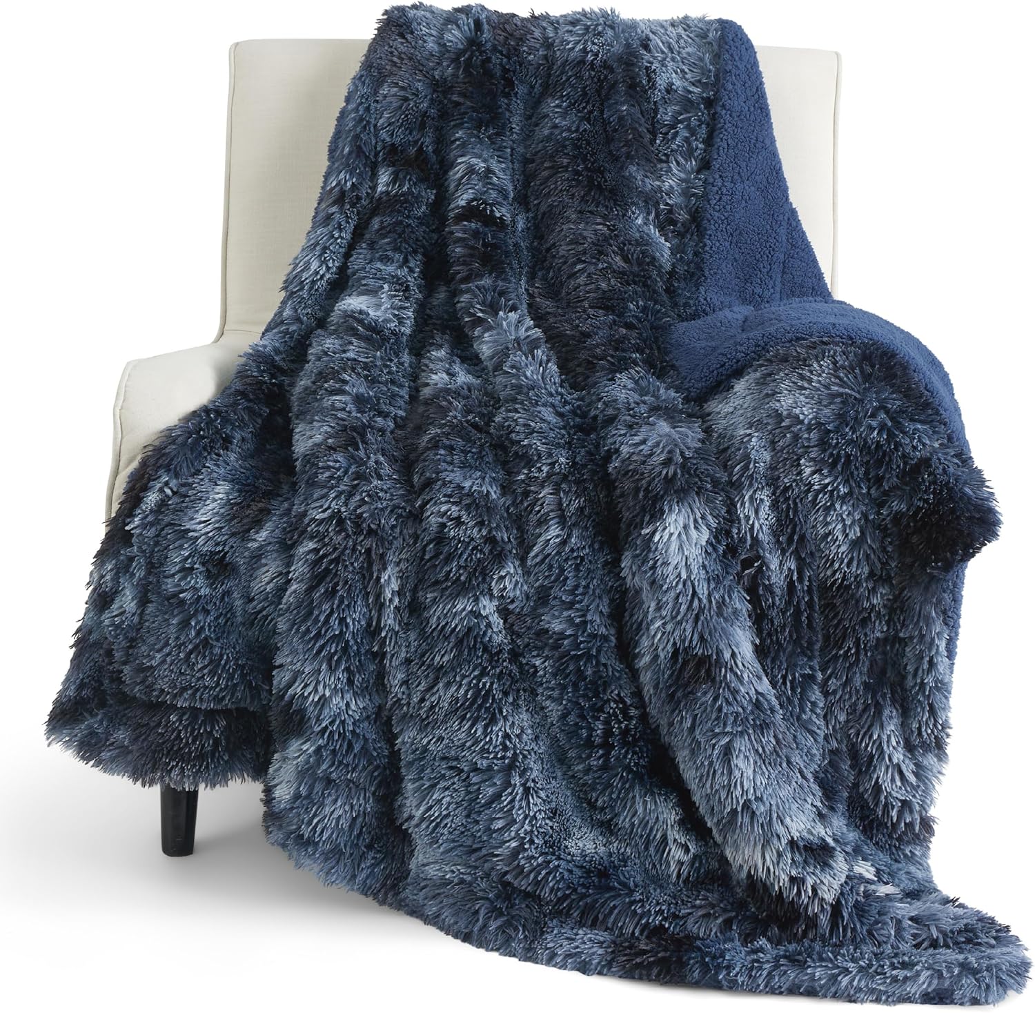 Bedsure GentleSoft Fuzzy Sherpa Faux Fur Twin Blanket Cozy Gifts