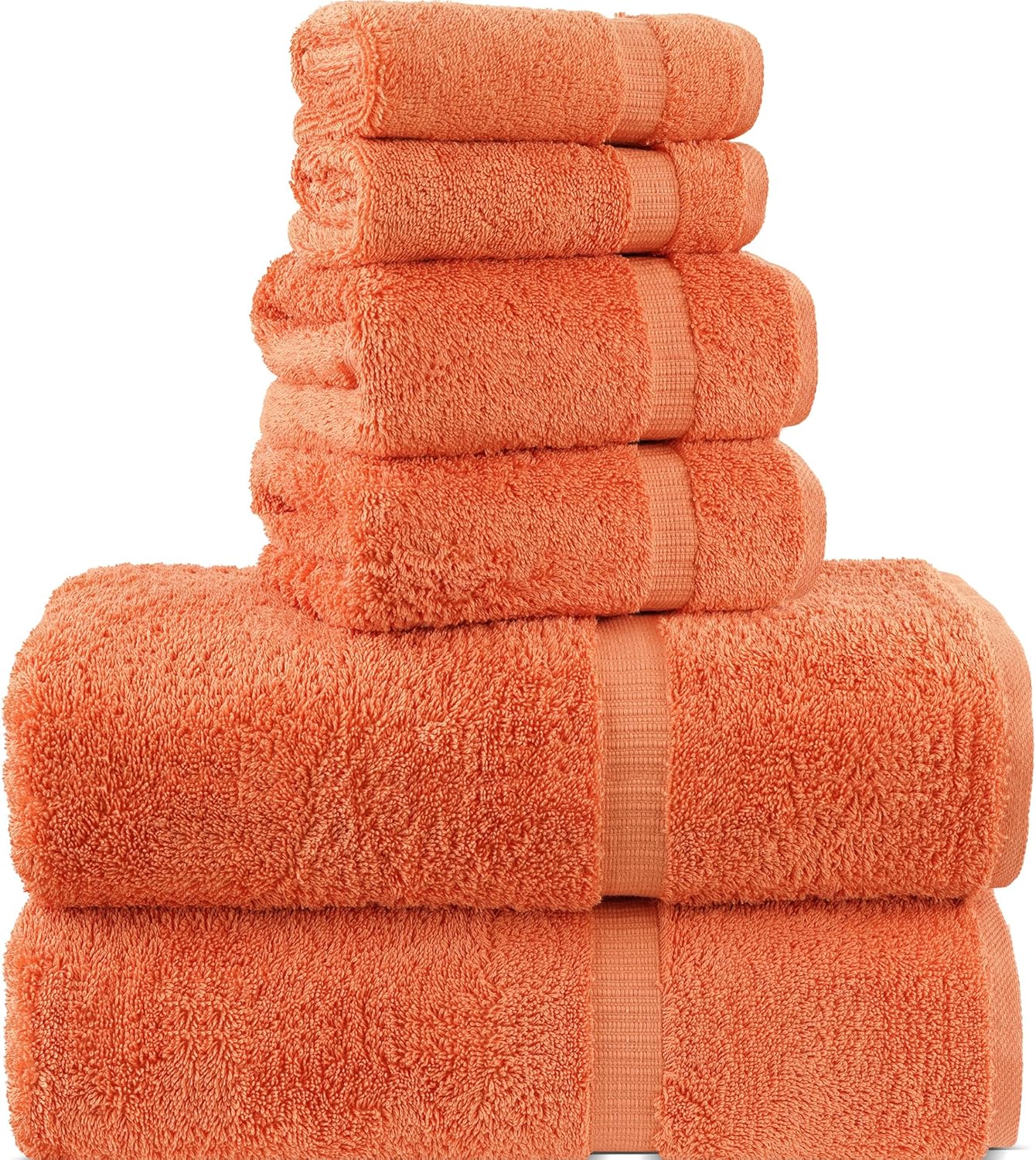 Chakir Turkish Linens Premium Cotton Towel Set for Bathroom