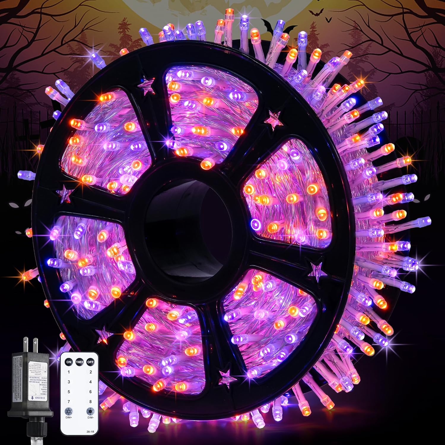 600 LED Halloween String Lights for Spooktacular Decor