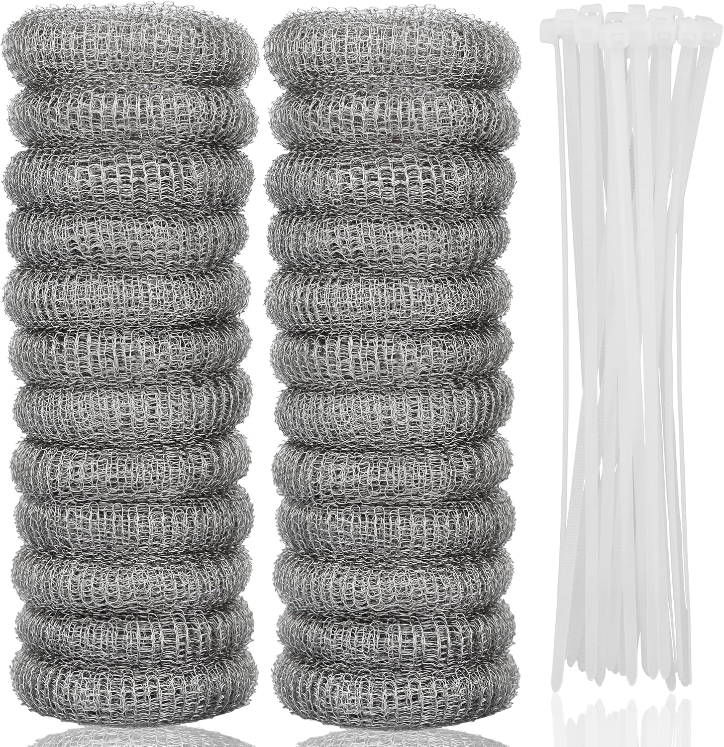Febwind Stainless Steel Lint Traps - 24 PCS Bundle