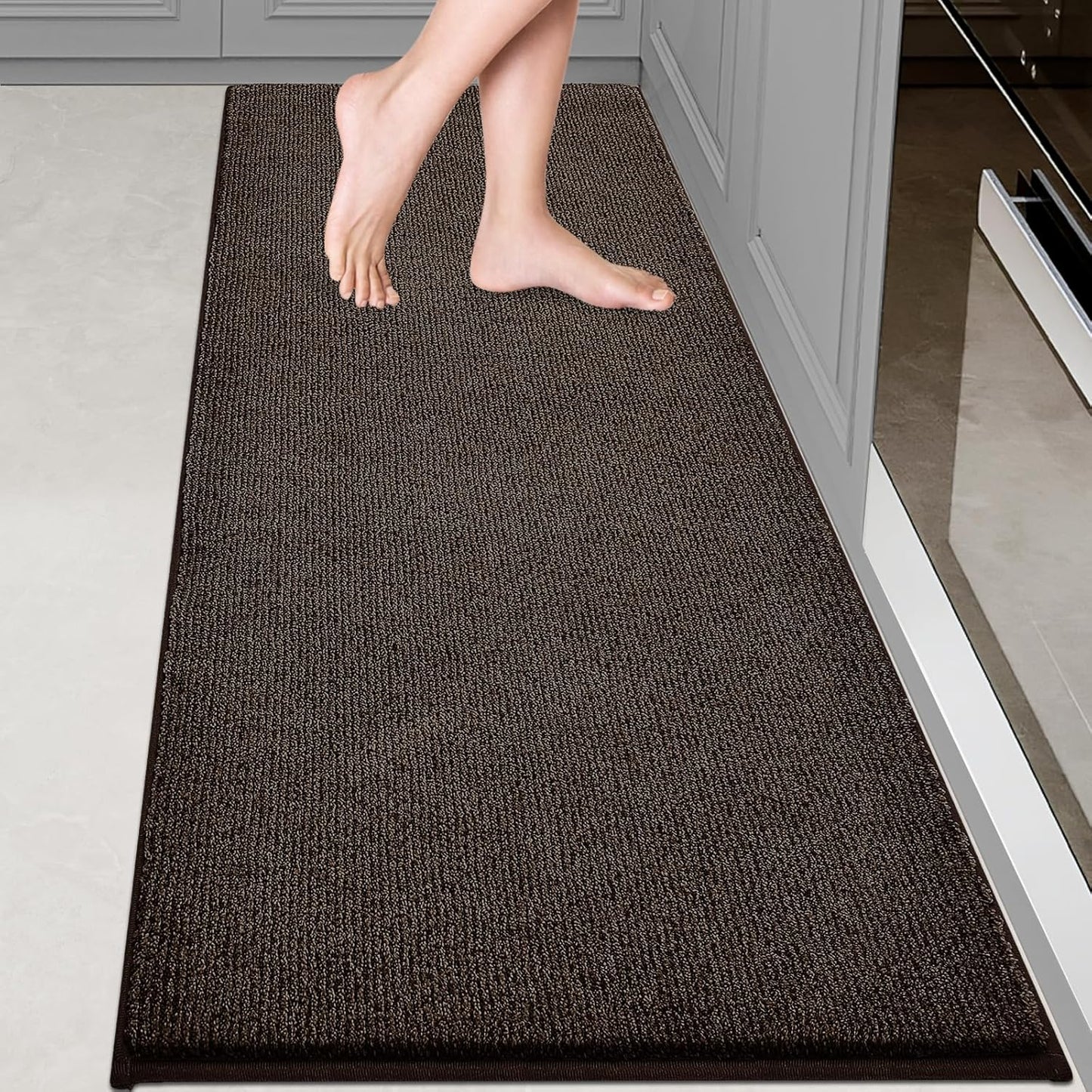 Washable Kitchen Rug 24in x 70in Non Slip Absorbent Runner