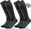 USA-Made Merino Wool Ski Socks - All-Day Comfort!