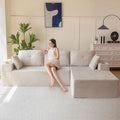 MAXYOYO 104 in Modular Sectional Couch with L-Shape Chaise - Oversized