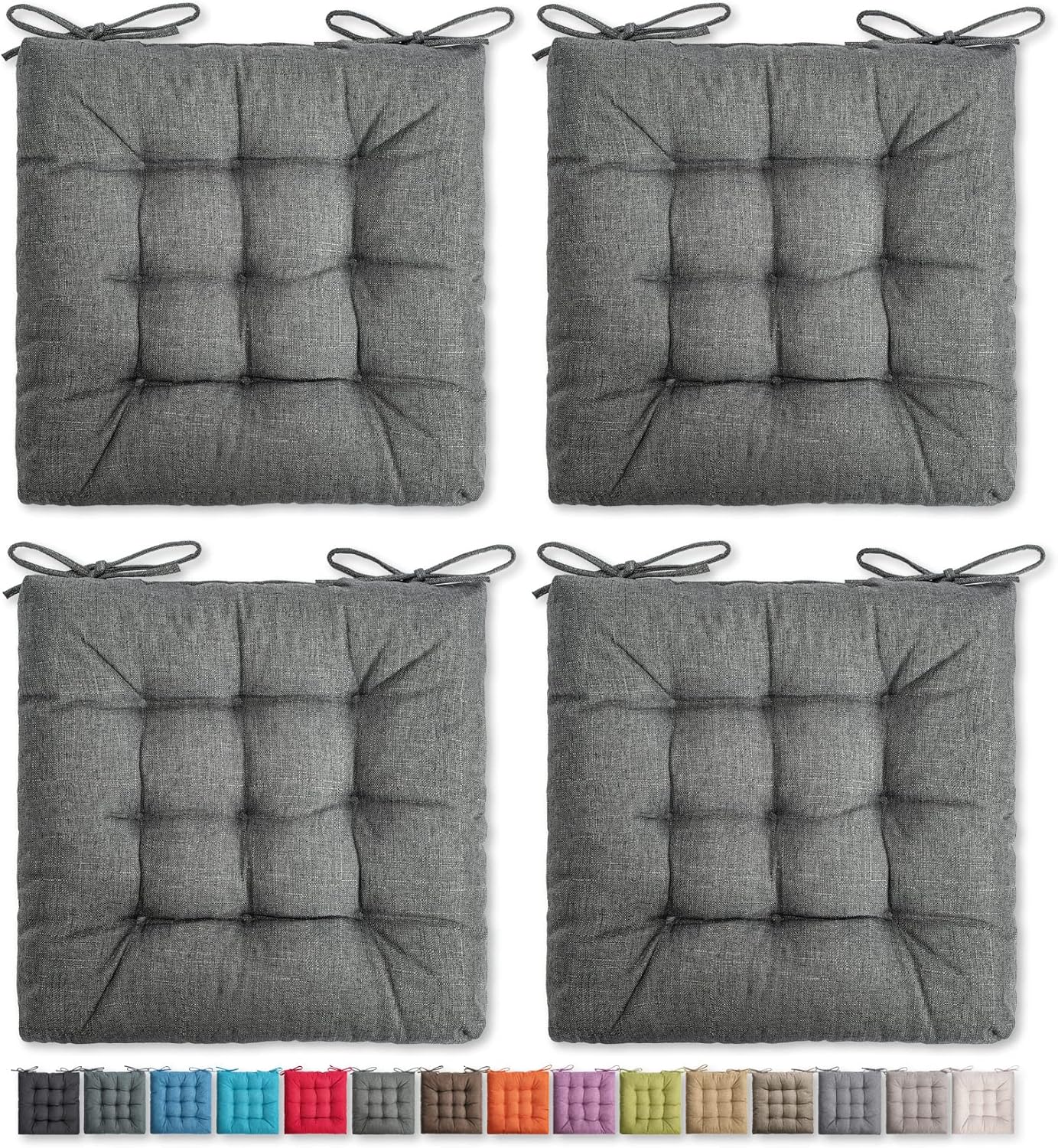 SQUARE MOON Chair Cushions for Indoor and Outdoor Use