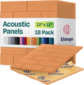 Acoustic Panels 18-Pack Soundproof Wall Panels 12in x 12in - Brick