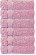 Luxury Bath Towels Set of 6 - Plush 100% Cotton Towels