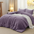 Bedsure Oversized King Comforter Set, Grayish Purple - All-Season