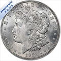 1921 Morgan Silver Dollar (BU) Random Mint - Brilliant Uncirculated