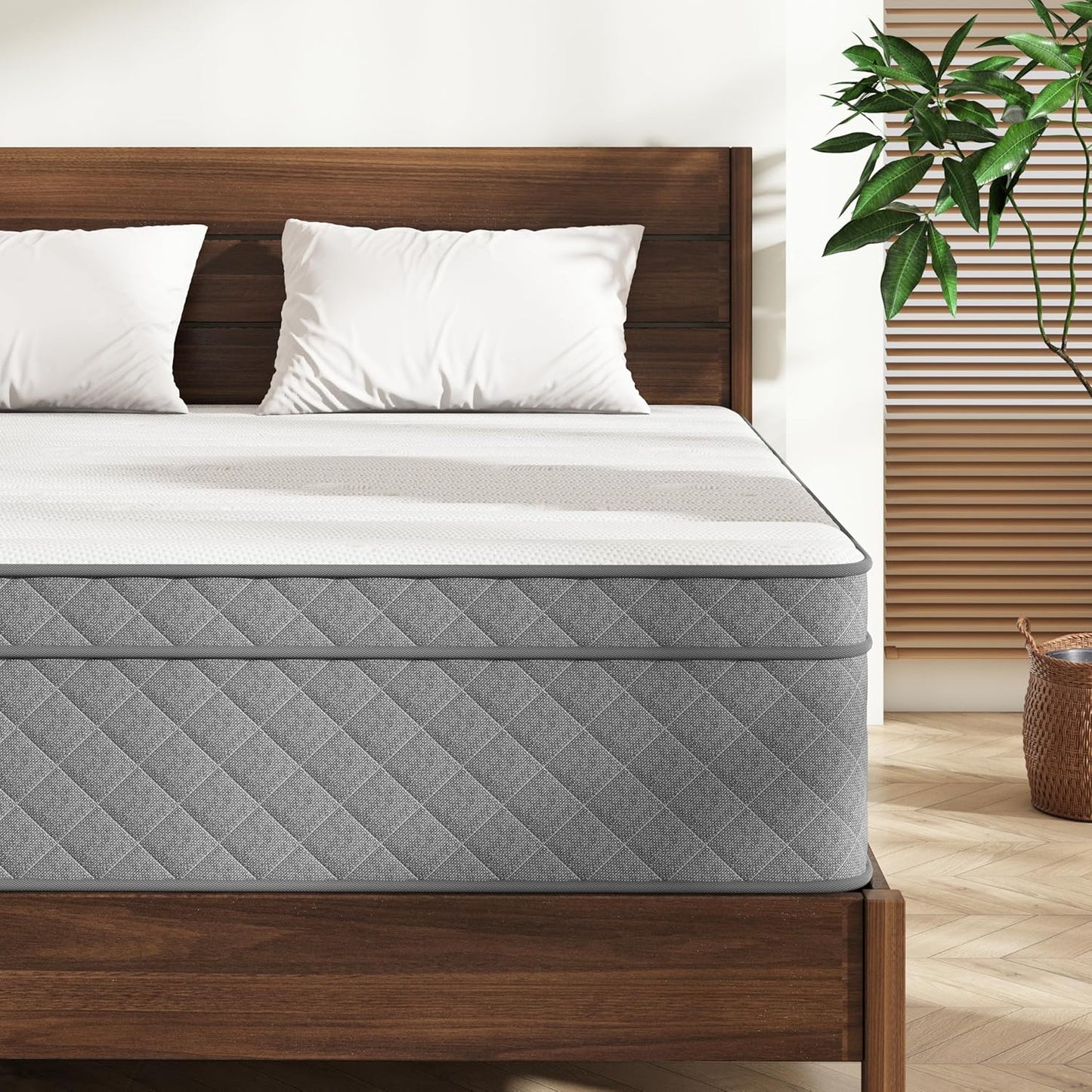 Full Mattress with Memory Foam & Pocket Spring Hybrid Comfort