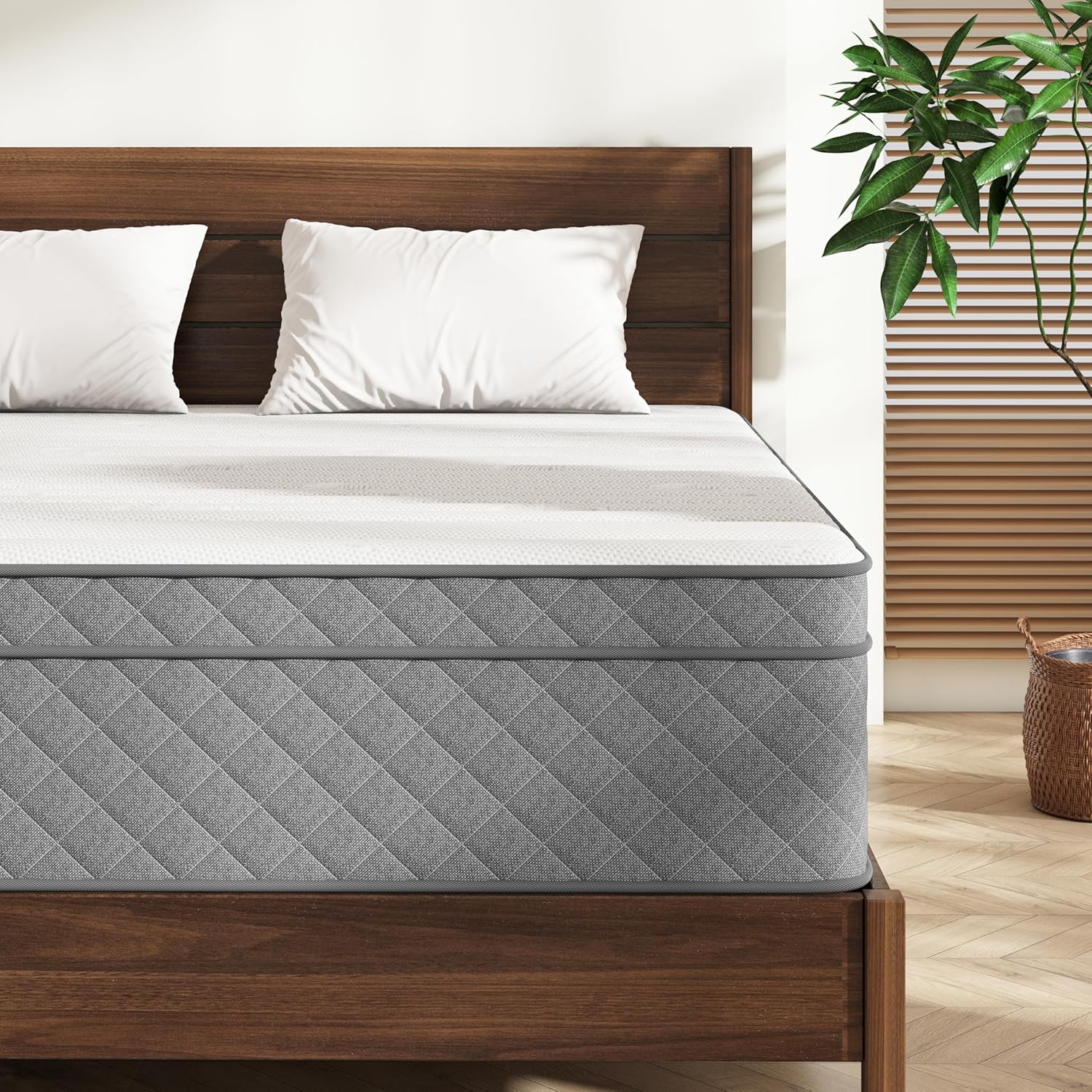 Full Mattress with Memory Foam & Pocket Spring Hybrid Comfort