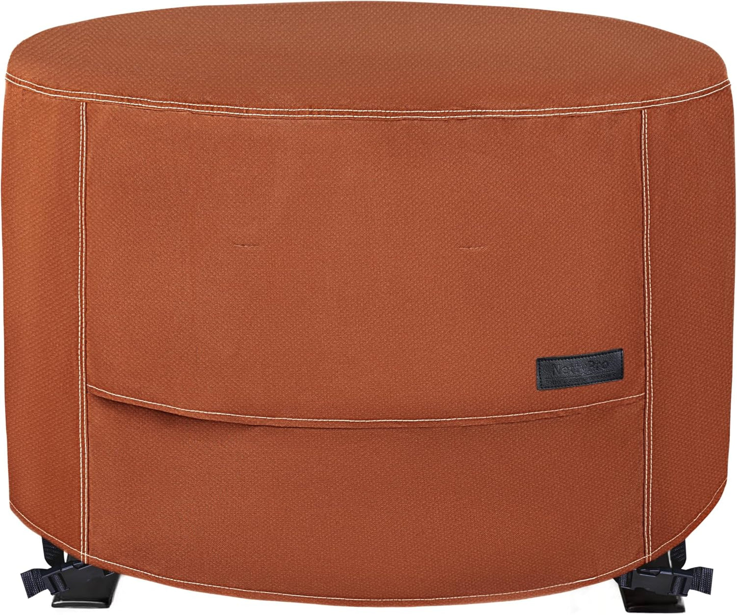 NettyPro Fire Pit Table Cover 50 Inch Round Waterproof Heavy Duty