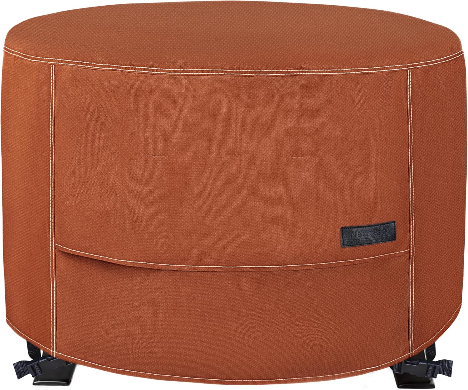 NettyPro Fire Pit Table Cover 50 Inch Round Waterproof Heavy Duty