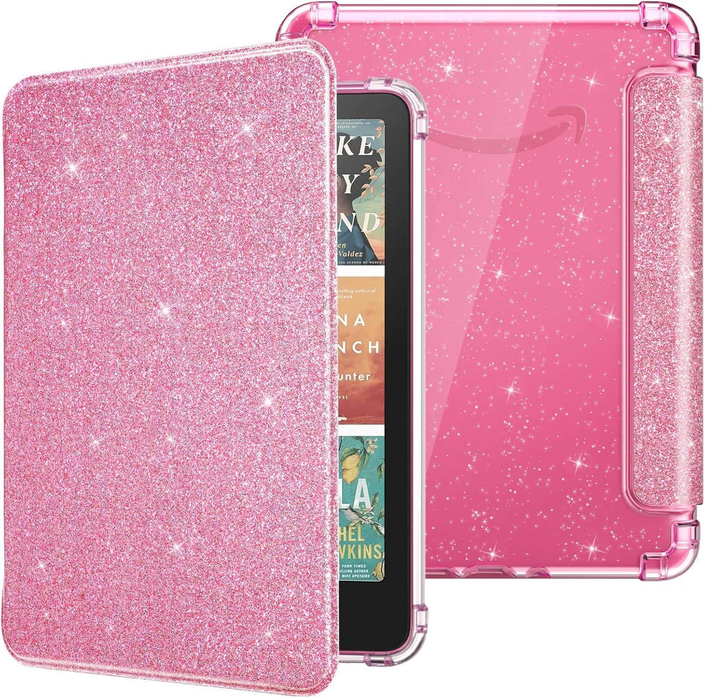 MoKo Case for 7in Kindle Paperwhite 2024 with Glitter Design