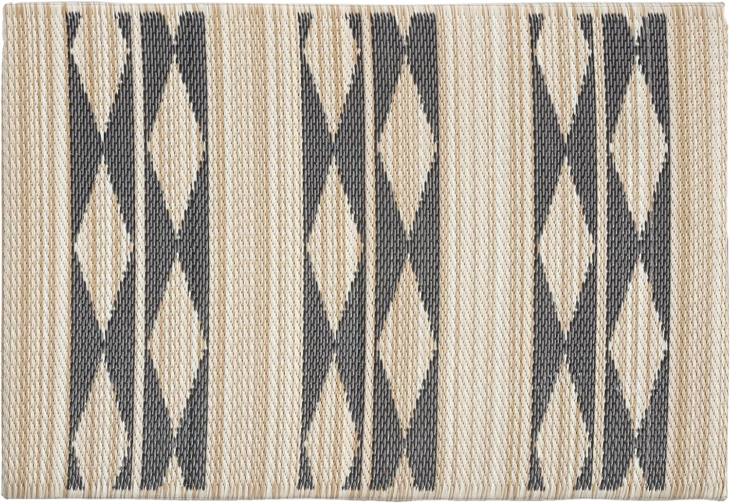 Fab Habitat Striped Non Slip Doormat - Durable & Eco-Friendly