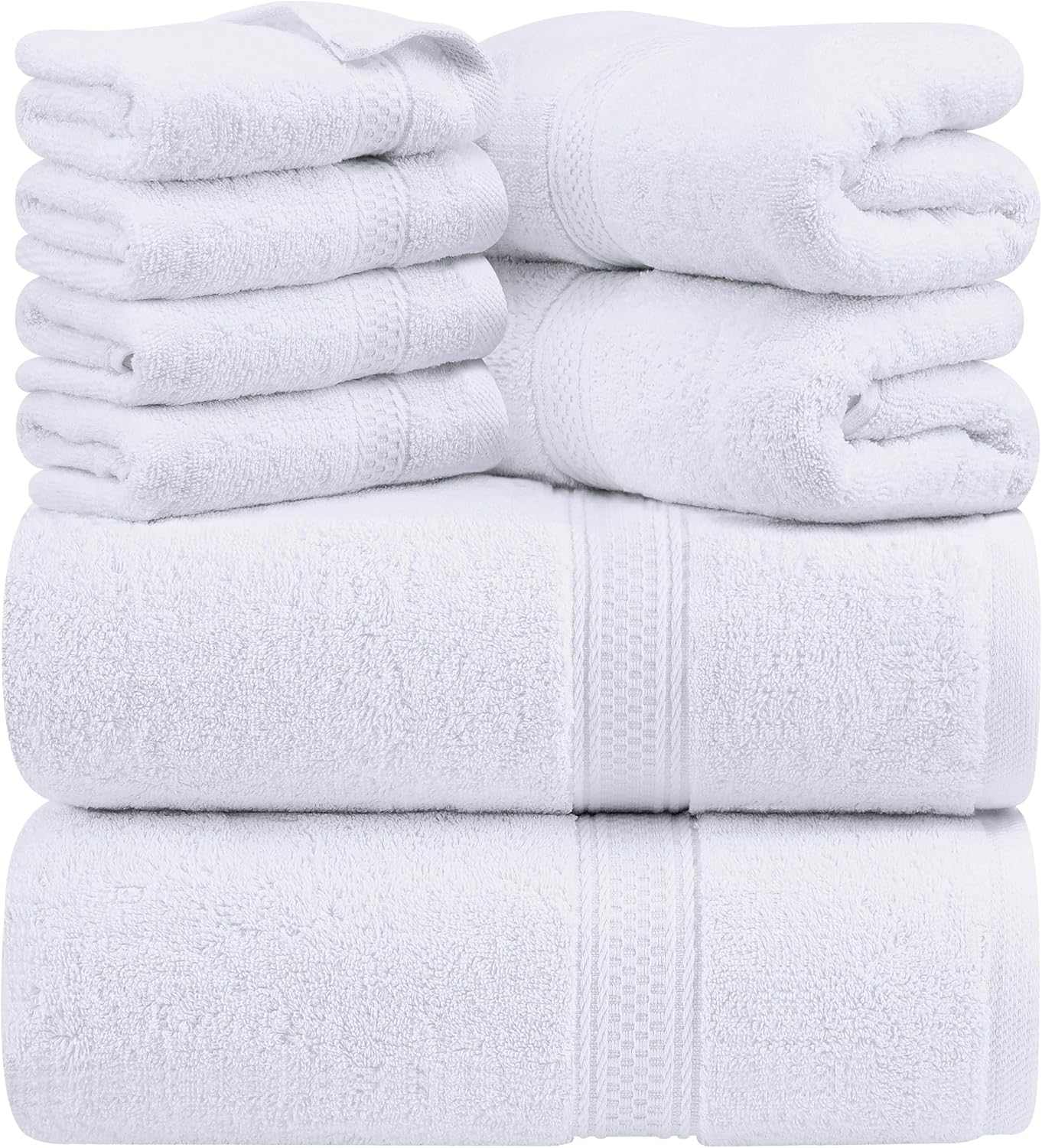 Utopia Towels Set of 64, Highly Absorbent Cotton Towels