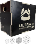 Ultra Fitness Gear Wooden Plyo Box for Versatile Jump Training