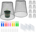 10Pcs Chicken Wire Cloche Plant Covers - Protect Seedlings