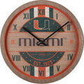 FOCO NCAA Wooden Barrel Wall Clock - Perfect for Sports Fans