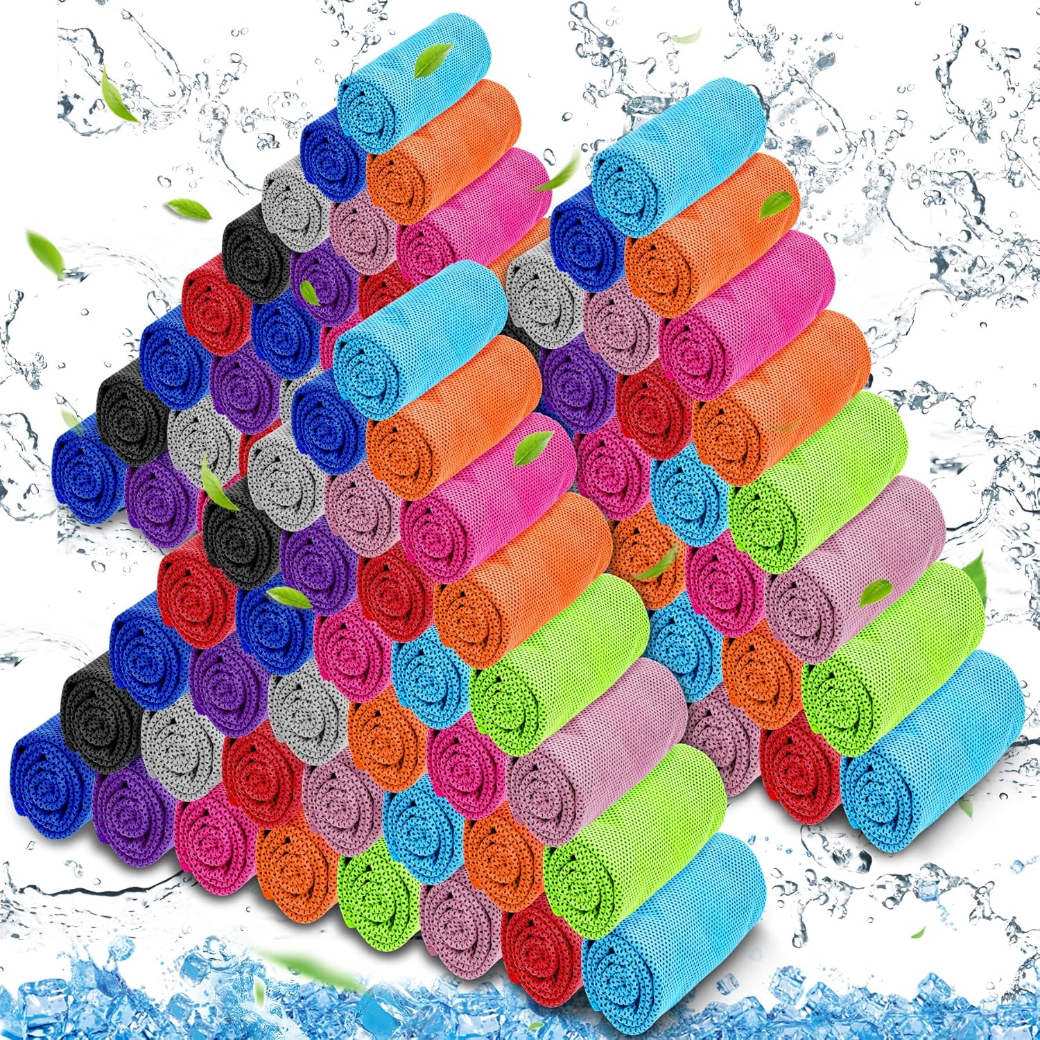 MENOLY 120 Pack Cooling Towel for Neck - Perfect for Summer