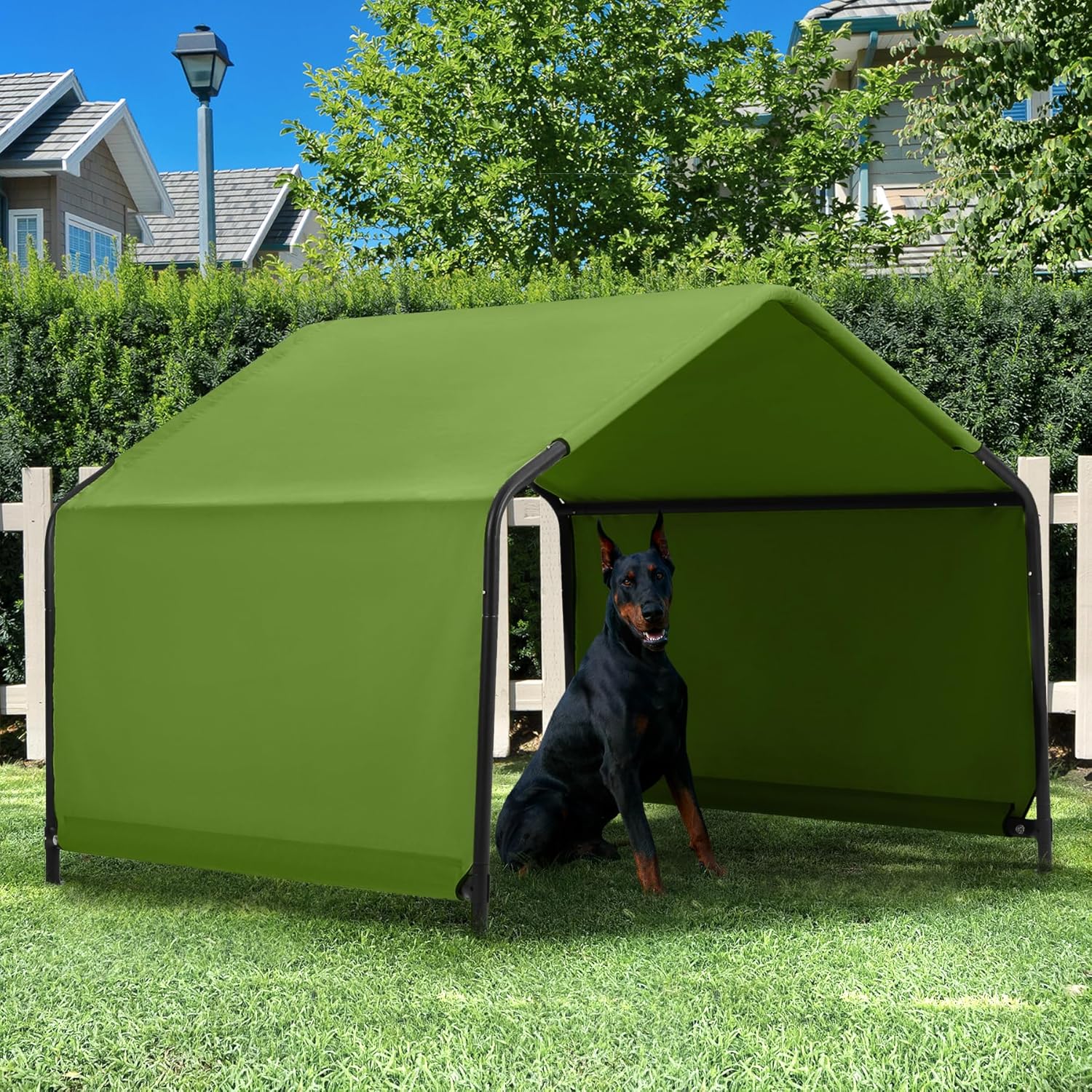 Dog Shade Shelter Outdoor Tent for Large Medium Dogs - Deep Green