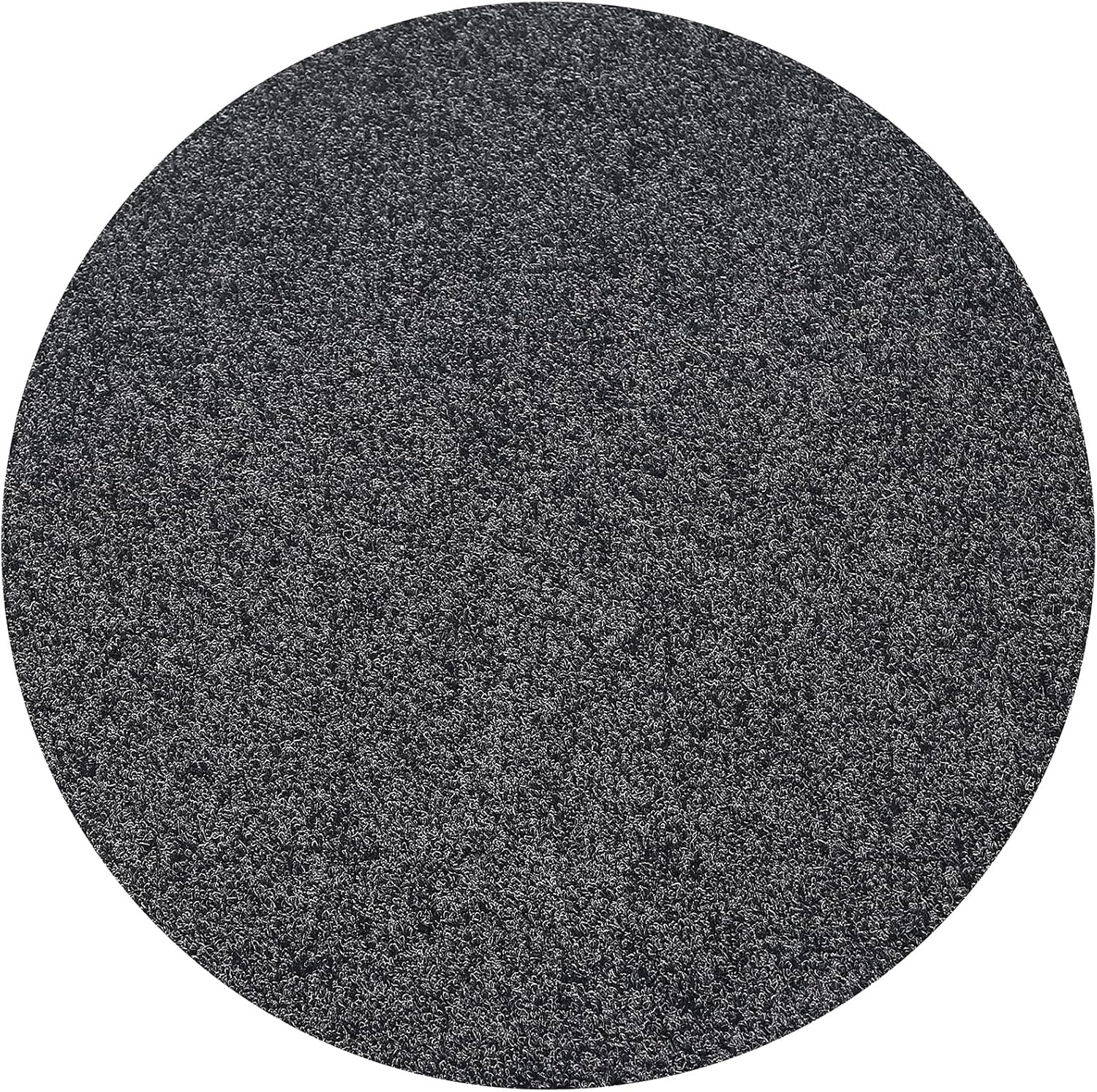39 Round Non-Slip Mat for Office Chair - Dark Grey