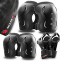 Skating Protective Gear for Adults & Kids 6pc - Discreet Safety