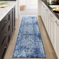 Vintage Non-Slip Runner Rug for Stylish Hallways and Entrances